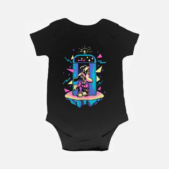 Going Home-baby basic onesie-Sketchdemao