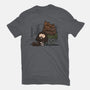 Rubeus Brown!-womens fitted tee-Raffiti
