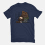 Rubeus Brown!-womens fitted tee-Raffiti