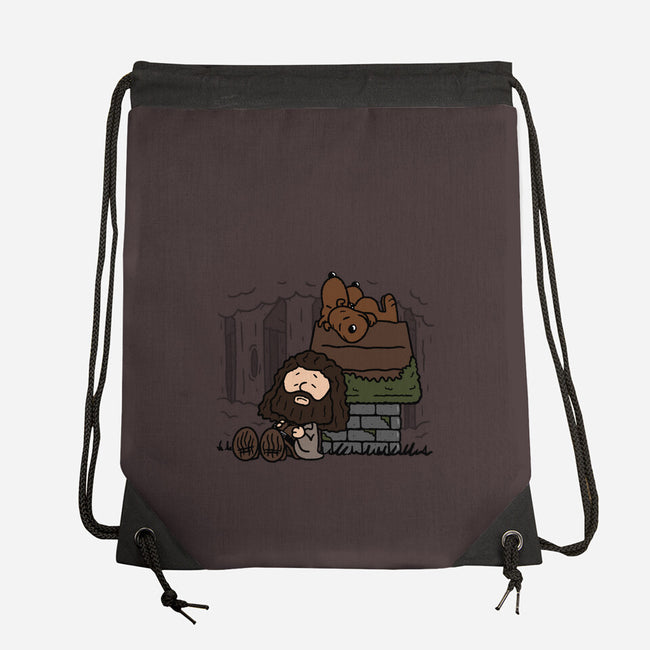 Rubeus Brown!-none drawstring bag-Raffiti