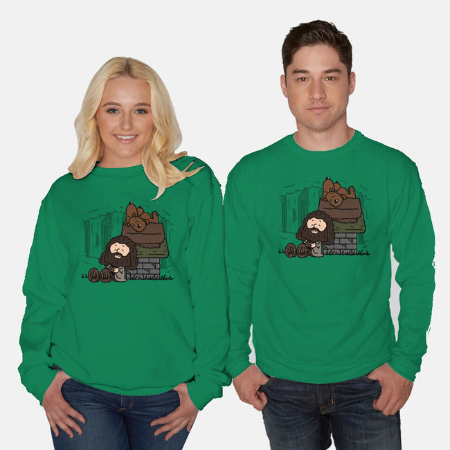Rubeus Brown!-unisex crew neck sweatshirt-Raffiti