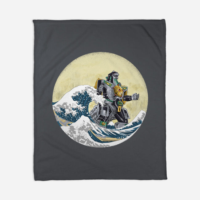 Dragon Wave-none fleece blanket-zascanauta