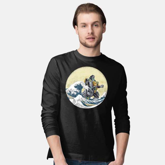 Dragon Wave-mens long sleeved tee-zascanauta