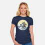 Dragon Wave-womens fitted tee-zascanauta