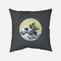 Dragon Wave-none removable cover w insert throw pillow-zascanauta