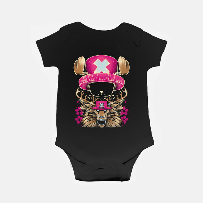 Monster Inside-baby basic onesie-RamenBoy