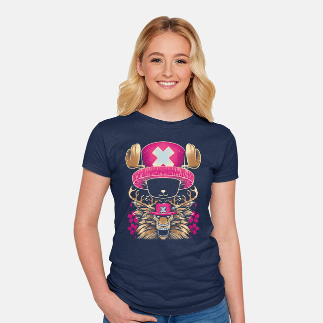 Monster Inside-womens fitted tee-RamenBoy