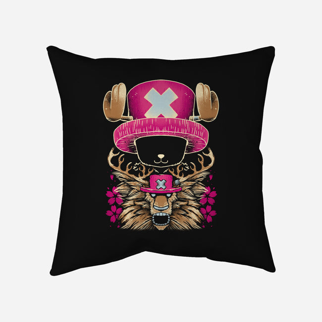 Monster Inside-none removable cover w insert throw pillow-RamenBoy