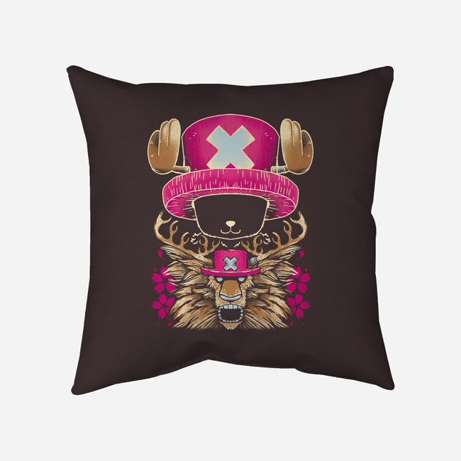 Monster Inside-none removable cover w insert throw pillow-RamenBoy
