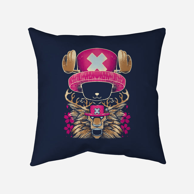 Monster Inside-none removable cover w insert throw pillow-RamenBoy