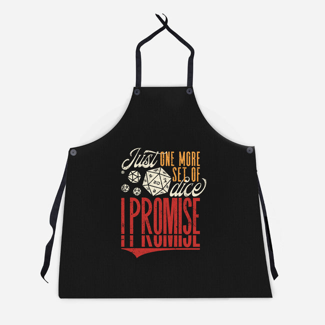 Just One More Set-unisex kitchen apron-ShirtGoblin