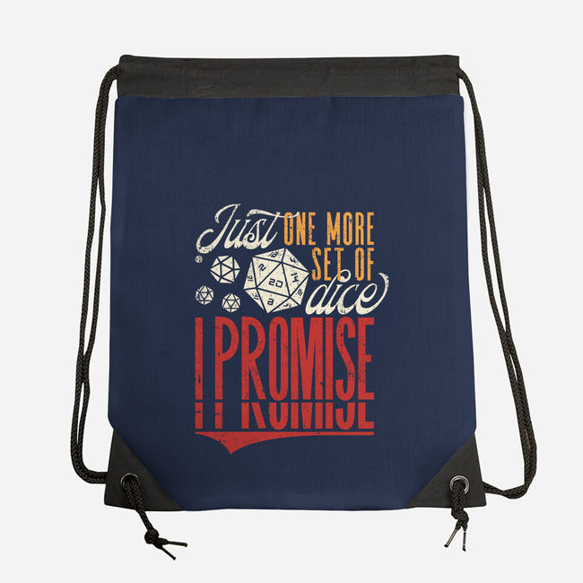 Just One More Set-none drawstring bag-ShirtGoblin