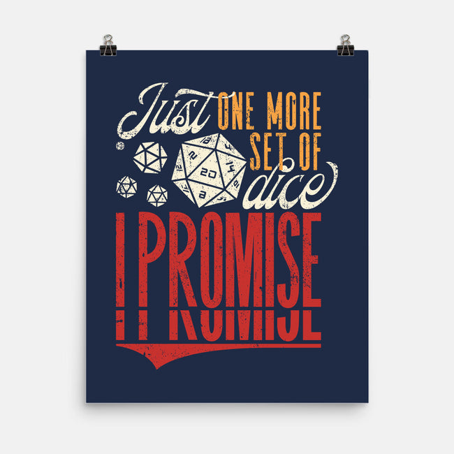 Just One More Set-none matte poster-ShirtGoblin