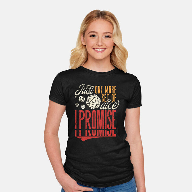 Just One More Set-womens fitted tee-ShirtGoblin