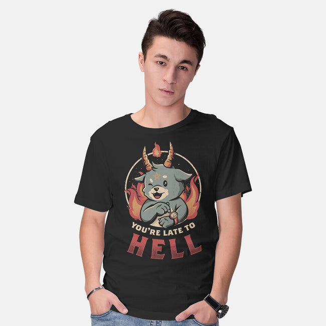 Late To Hell-mens basic tee-eduely