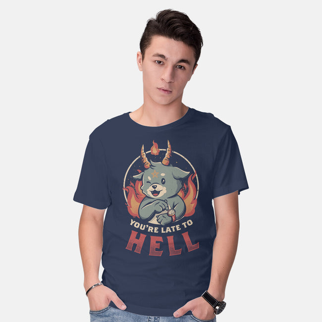 Late To Hell-mens basic tee-eduely