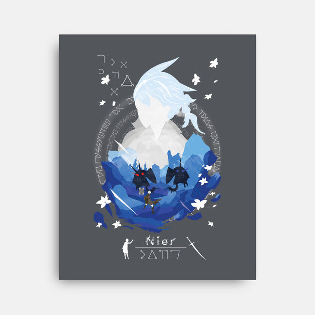 Brother Nier-none stretched canvas-SwensonaDesigns