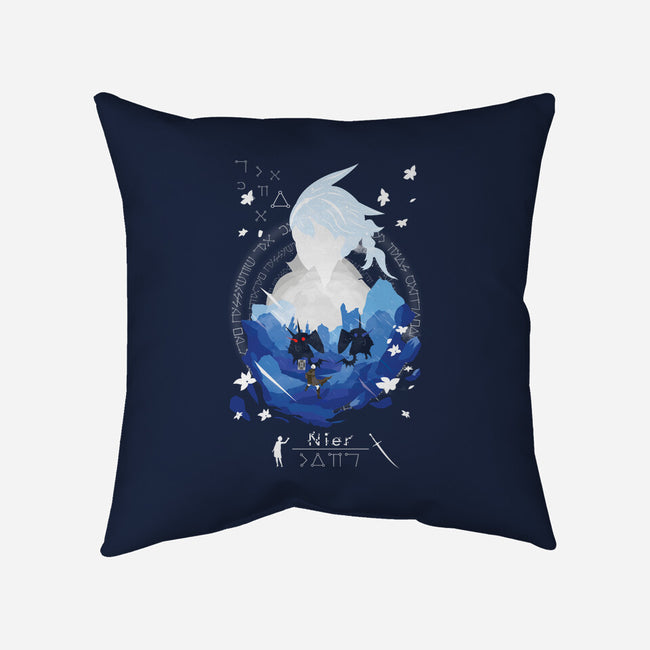 Brother Nier-none removable cover throw pillow-SwensonaDesigns