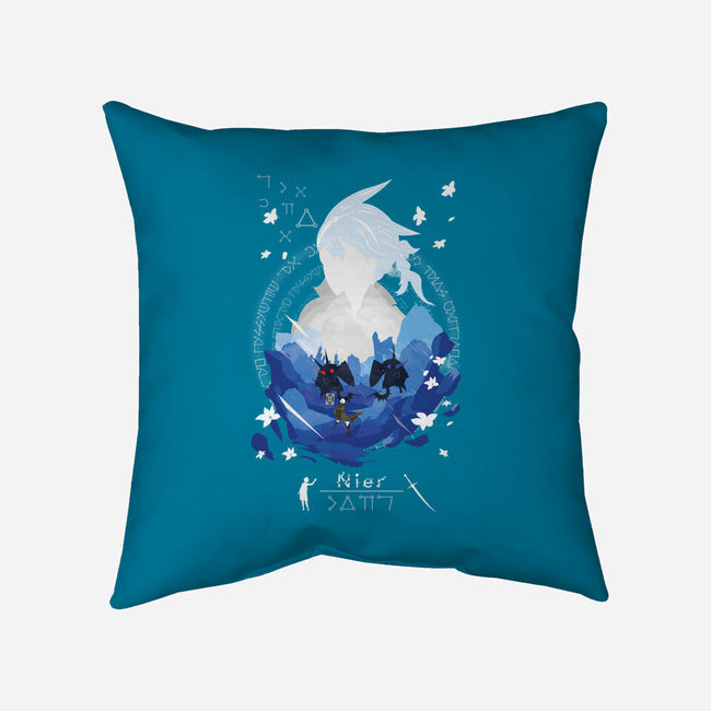 Brother Nier-none removable cover throw pillow-SwensonaDesigns