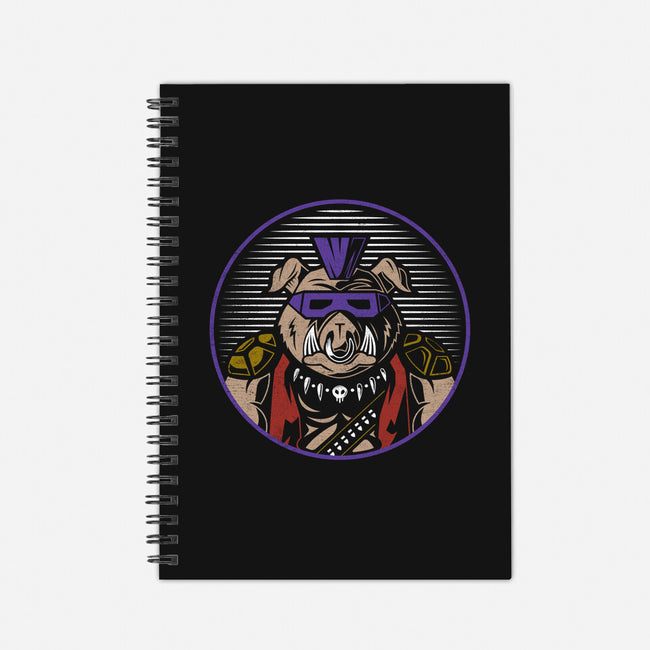 Pig Punk-none dot grid notebook-Logozaste