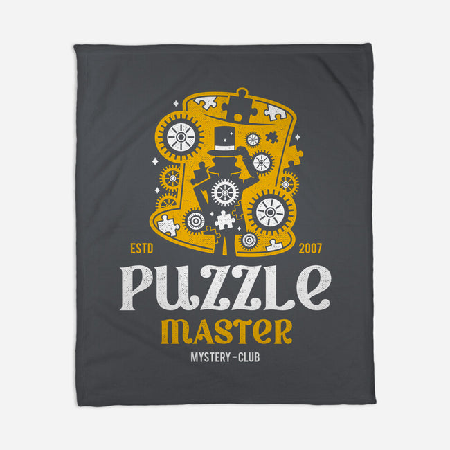 Master Of Puzzle And Mystery-none fleece blanket-Logozaste