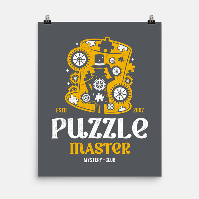 Master Of Puzzle And Mystery-none matte poster-Logozaste