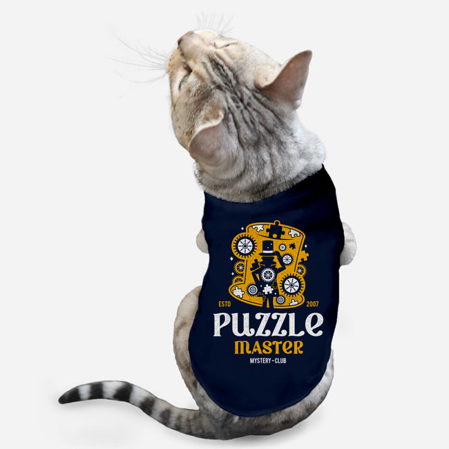Master Of Puzzle And Mystery-cat basic pet tank-Logozaste
