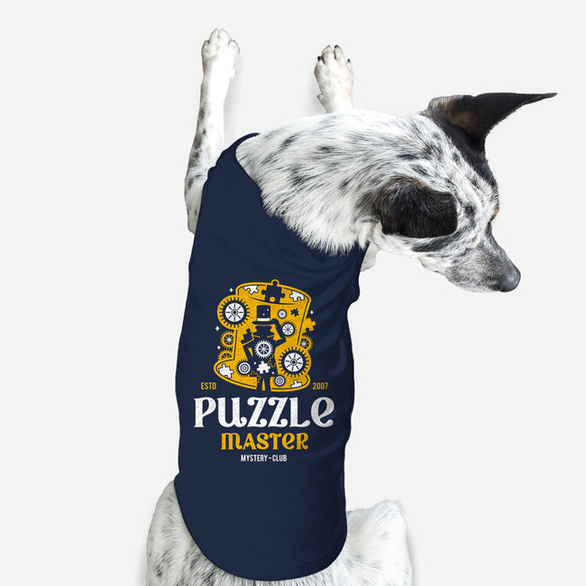 Master Of Puzzle And Mystery-dog basic pet tank-Logozaste