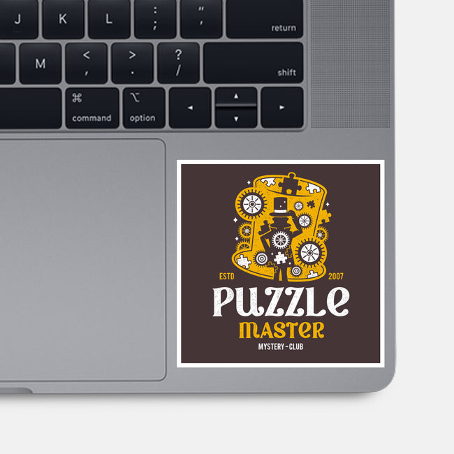 Master Of Puzzle And Mystery-none glossy sticker-Logozaste