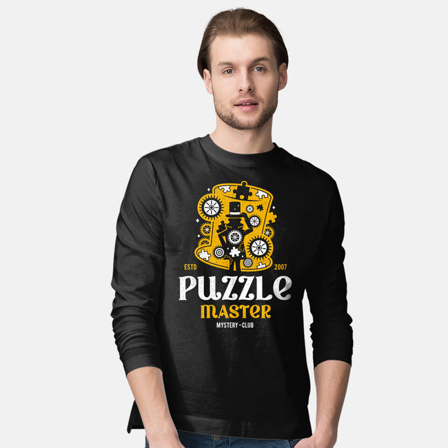 Master Of Puzzle And Mystery-mens long sleeved tee-Logozaste