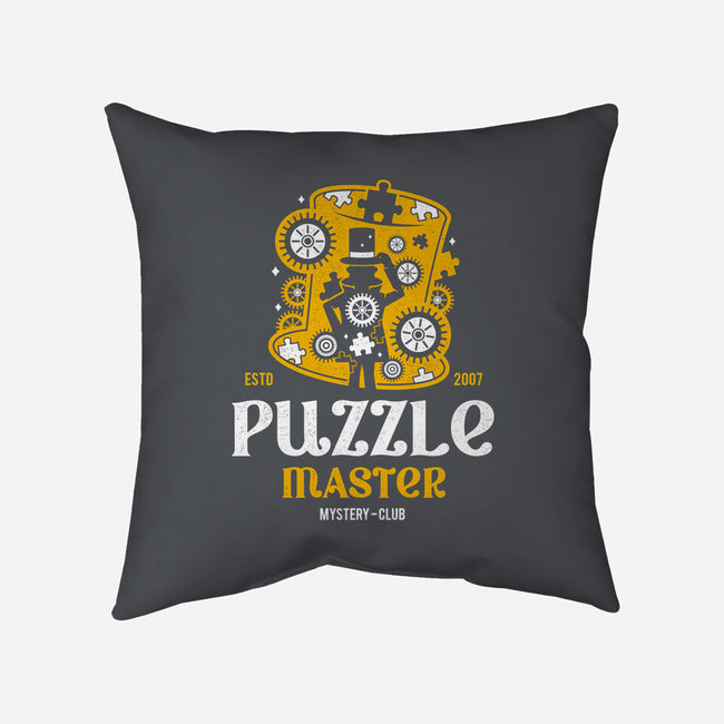 Master Of Puzzle And Mystery-none removable cover w insert throw pillow-Logozaste