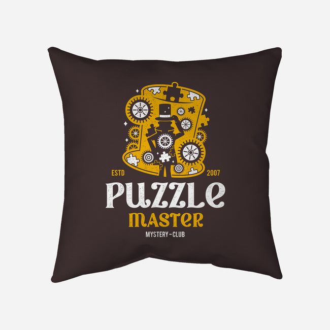 Master Of Puzzle And Mystery-none removable cover w insert throw pillow-Logozaste