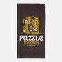 Master Of Puzzle And Mystery-none beach towel-Logozaste