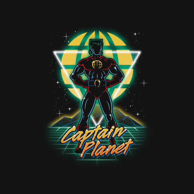 Retro Earth Defender-none removable cover w insert throw pillow-Olipop