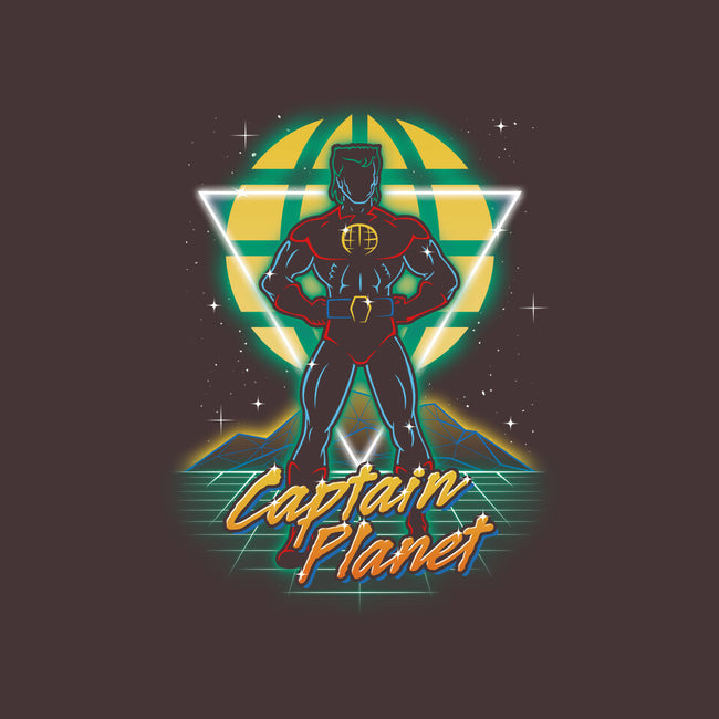 Retro Earth Defender-womens basic tee-Olipop