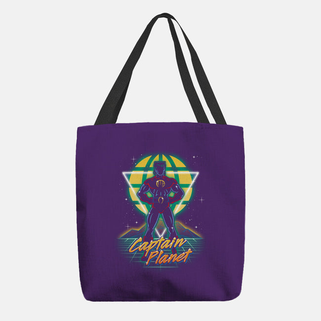 Retro Earth Defender-none basic tote-Olipop