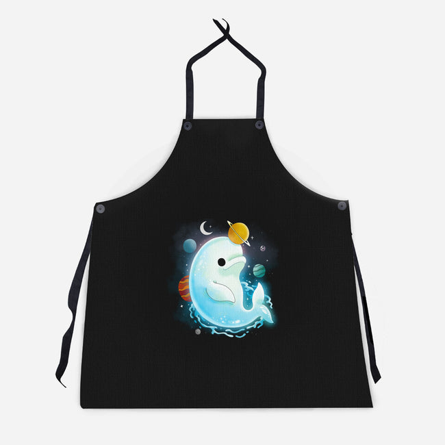 Cosmic Beluga-unisex kitchen apron-Vallina84