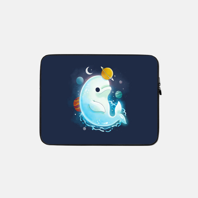 Cosmic Beluga-none zippered laptop sleeve-Vallina84