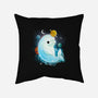 Cosmic Beluga-none removable cover w insert throw pillow-Vallina84