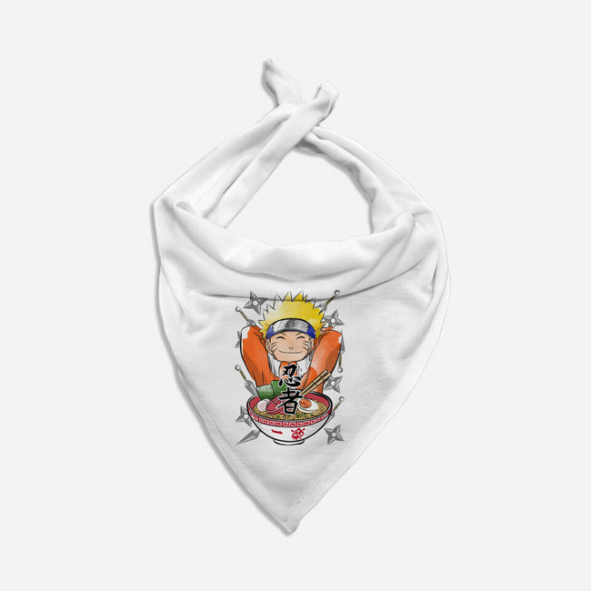 Ninja Ramen-dog bandana pet collar-DrMonekers