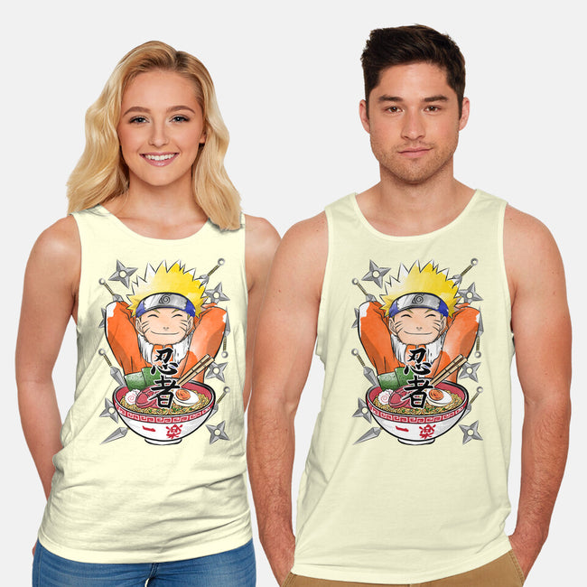 Ninja Ramen-unisex basic tank-DrMonekers