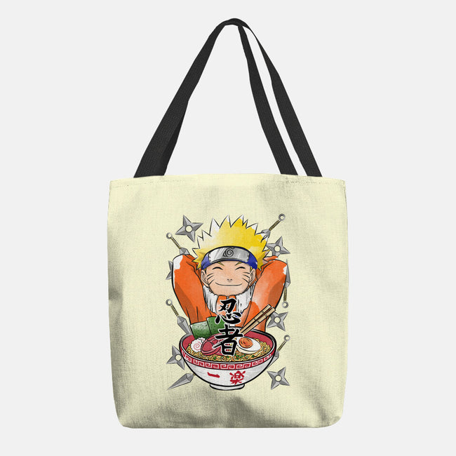 Ninja Ramen-none basic tote-DrMonekers