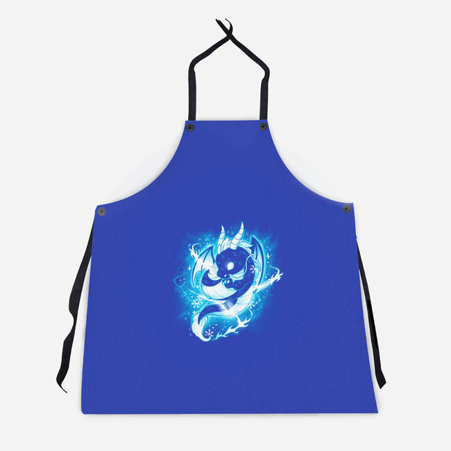 Dragon Ice-unisex kitchen apron-Vallina84