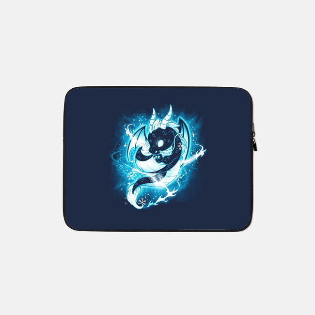 Dragon Ice-none zippered laptop sleeve-Vallina84