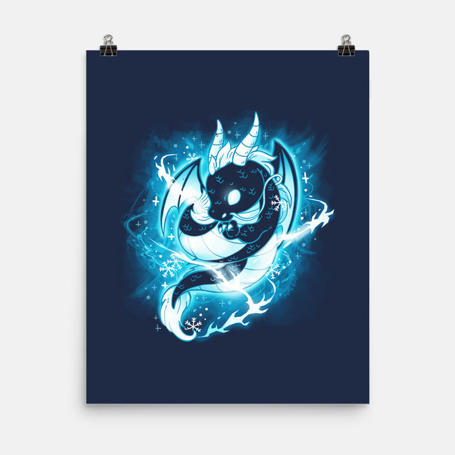 Dragon Ice-none matte poster-Vallina84