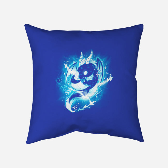 Dragon Ice-none removable cover w insert throw pillow-Vallina84