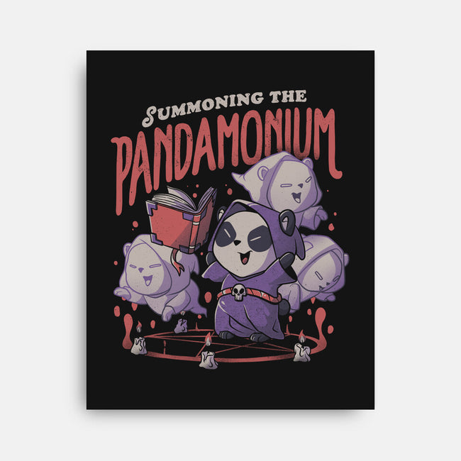 Summoning The Pandamonium-none stretched canvas-eduely
