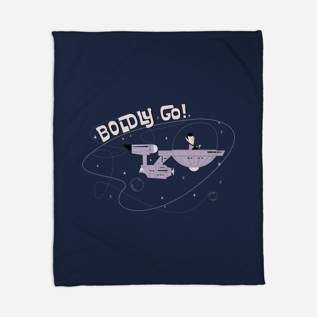 Boldly Explorer-none fleece blanket-sebasebi