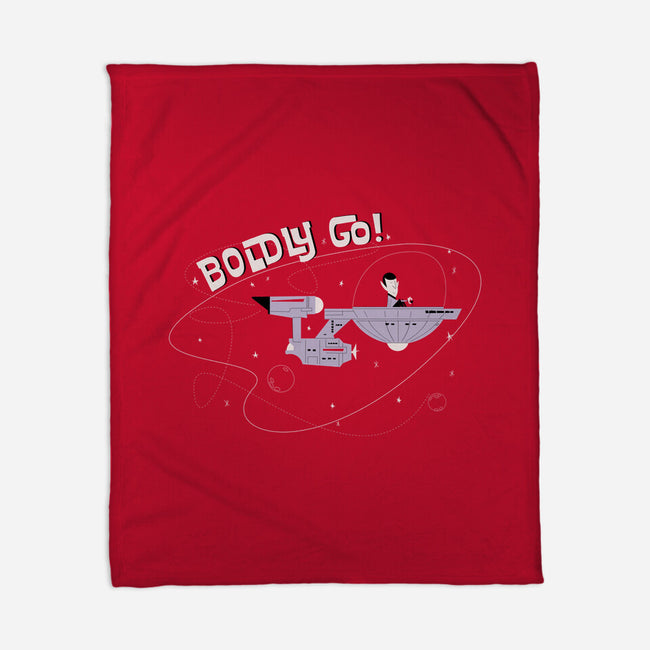 Boldly Explorer-none fleece blanket-sebasebi