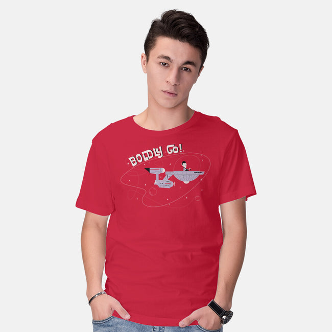 Boldly Explorer-mens basic tee-sebasebi